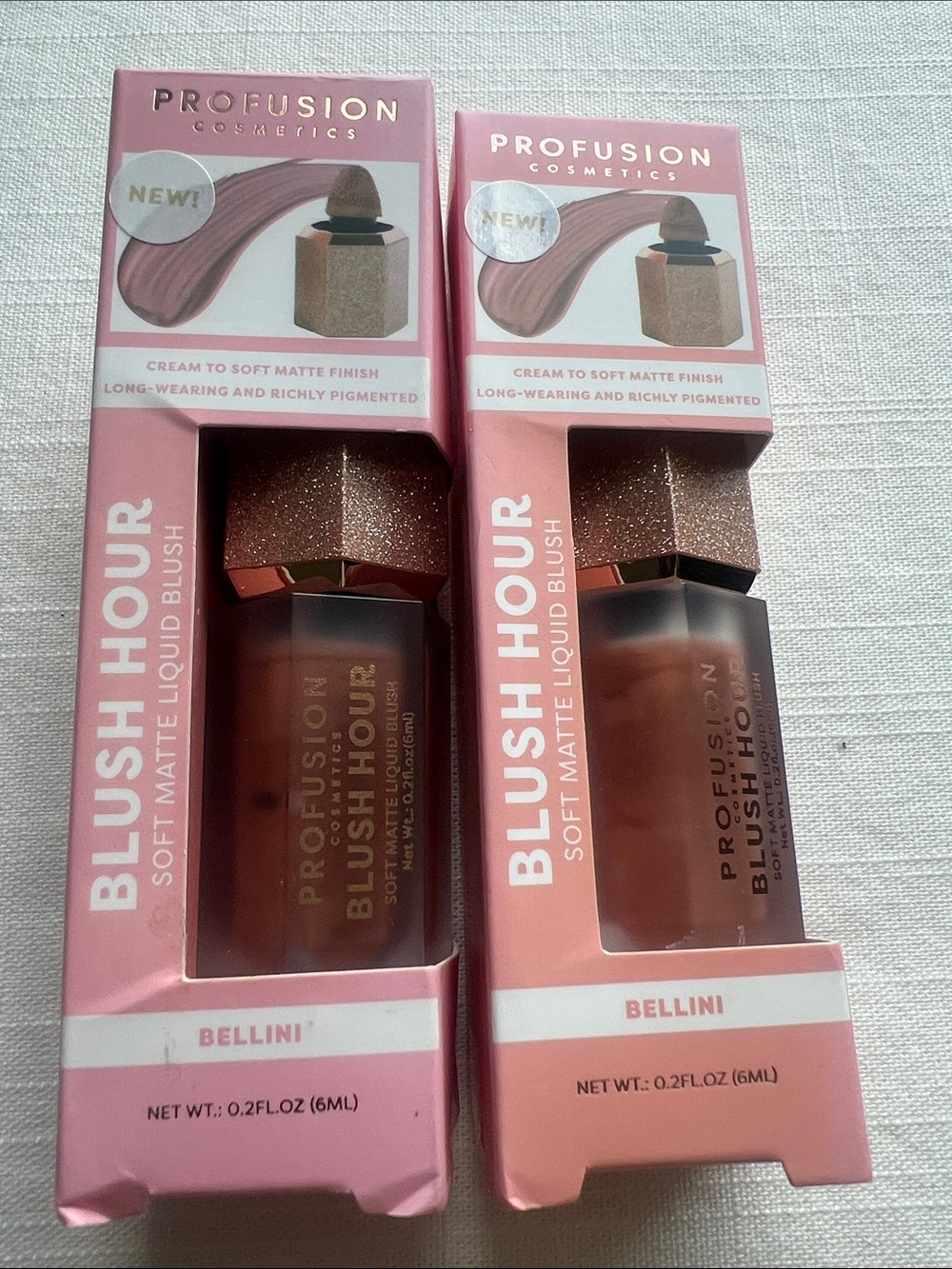 Profusion Cosmetics Blush Hour Soft Matte Liquid Blush — Bellini Pink